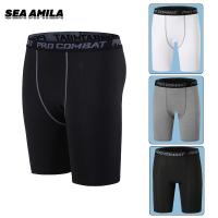 ราคา SEA AMILA M 5XL 40g ผ่านกางเกงขาสั้นกางเกงรัดรูปกีฬาผู้ชายสีขาวดำ กางเกงกีฬาขาสั้นผู้ชายสีดำและสีขาว กางเกงขาสั้นรัดกล้ามเนื้อผู้ชาย สำหรับบาสเกตบอล ฟิตเนส วิ่ง โยคะ ผ้ายืดหยุ่น แห้งเร็ว ใส่เป็นอินเนอ