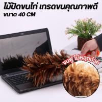ราคา ไม้ปัดขนไก่อย่างดี เกรดA ด้ามจับพลาสติก ขนแน่นฟู ไม่หลุดง่าย ไม้ปัดฝุ่น พร้อมส่ง มีขนาดเล็ก น้ำหนักเบา เกรดพรีเมียม (24940640463)