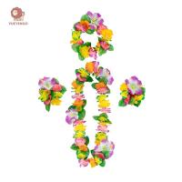 ราคา YUEYINGO สร้อยคอพวงมาลัยฮาวายดอกไม้4ชิ้น เซ็ตพวงมาลัยกลีบดอกไม้สร้อยข้อมือที่คาดผมตกแต่งปาร์ตี้ชายหาดอุปกรณ์แต่งตัวงานแต่งงาน (23641175902)