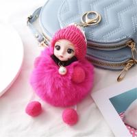 ราคา New Big Eyed Baby Doll Keychain Plush Creative Toy Bag Pendant Keychain Gift Accessories (24188788675)