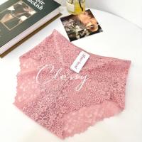 ราคา กางเกงในลูกไม้ sister hood1069 ฟรีไซส์ เอวกลาง ลูกไม้สวยหรู เซ็กซี่ (24602382218)