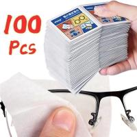 ราคา ผ้าเช็ดแว่นกันฝ้า กระดาษเช็ดเลนส์ ผ้าเช็ดทำความสะอาดหน้าจอกันฝ้า ผ้าเช็ดแว่นแบบใช้แล้วทิ้ง ผ้าเช็ดแว่นแบบเปียกที่อ่อนโยน พกพาสะดวก บรรจุแยกชิ้น เหมาะสำหรับใช้กับแว่นตา กล้อง และหน้าจอผลิตภัณฑ์อิเล็กทร