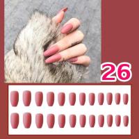 ราคา PPHOO JP เล็บปลอม พร้อมส่ง สีพื้น สีด้าน (10978489514)