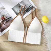 ราคา สปอร์ตบราซิปหน้า เสื้อในสปอร์ตบราไร้โครง เสริมฟองน้ำ ทรงสวย ใส่สบาย (23455238782)