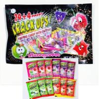 ราคา 1 แพ็ค ลูกอมเป๊าะแป๊ะ แตกในปาก กลิ่นผลไม้ ขนมสุดฮิต Crack Ups Popping candy เป๊าะแป๊ะ ขนมวัยเด็ก ขนมย้อนเวลา ขนมยุค 90 (5404036536)