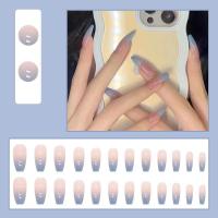 ราคา เล็บปลอม พร้อมกาว 24 ชิ้น สําหรับต่อเล็บปลอม ฟรีตะไบเล็บ มีลายให้เลือกหลากหลาย 2022 (22563904218)