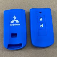 ราคา ซิลิโคนรีโมทกุญแจ Mitsubishi ปลอกหุ้มกุญแจรีโมท เอ็กซ์เเพนเดอร์ ปาเจโร่ ไทรทัน มิราจ แอททราจ แบบ 2ปุ่ม (12464275247)