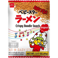 ราคา BABY STAR Ramen มาม่ากรอบ มาม่าญี่ปุ่น มาม่า เส้นใหญ่ รสชาติดั้งเดิม รสเผ็ด รสทงคัทสึ รสมิโซะ babystar (15590817976)