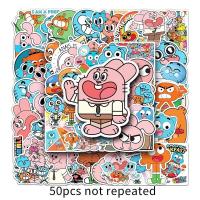 ราคา 50PCS The Amazing World of Gumball Cute Cartoon Animation Sticker Children Student Decoration Creative Gift Waterproof Sticker (21484952729)