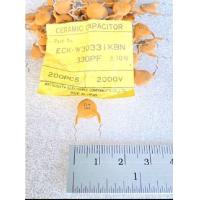 ราคา แพ็ค10ตัว C 330PF 2000V 331K2KV Matsushita Japan 330PF2KV 330PF 2KV 331K 2KV คาปาซิเตอร์ 330PF Cเซรามิก330PF 2KV C เซรามิก 331K 2KV เกรดอย่างดี CKV C330PF2KV C330PF 2KV C331K2KV (17424742328)