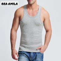 ราคา SEA AMILA เสื้อกล้ามผู้ชายไซส์ใหญ่สีล้วนเสื้อกล้ามผู้ชายยืดระบายอากาศได้ดี (24957678936)