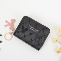 ราคา กระเป๋าสตางค์ Forever Young ใบสั้น 1 ซิปรอบ หน้าปักลายมิกกี้และหัวใจ SU330 (17187144625)