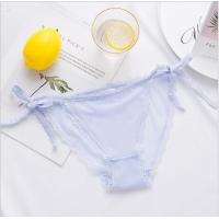ราคา TOPLIST TL N341 กางเกงในผ้าลื่นญี่ปุ่น ขอบลูกไม้ ผูกข้าง น่ารัก สำหรับผู้หญิง (16140817656)