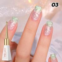 ราคา สีทาเล็บเจล ด้าย เล็บหอยมุก ยาทาเล็บ น้ําตานางเงือกไข่มุก เปลือกด้ายเล็บเจลเล็บเล็บศิลปะกาวส่องไฟ (24730994030)