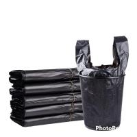 ราคา ถุงหูหิ้ว ถุงพลาสติกหูหิ้ว ถุงใส่ขยะ ถุงขยะ ถุงพลาสติก ถุงหูหิ้วดำ ถุงหิ้ว ขนาด 12 x18 นิ้ว 1แพ็ค 50ใบ (16881550492)