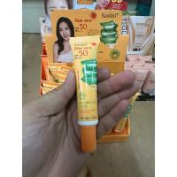 ราคา ครีมกันแดด ว่านหางจระเข้ หลอดส้ม Sasimi Aloe vera SPF 50 PA S0OTHING GEL 99 HYDRATING FLAWLESS SEGREGATING (24385895111)