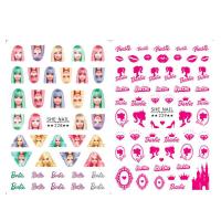 ราคา Sanhe ตุ๊กตาบาร์บี้สติกเกอร์เล็บศิลปะการ์ตูนอุปกรณ์ตกแต่งเล็บตุ๊กตาบาร์บี้ (19873855884)