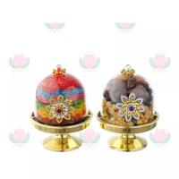 ราคา ข้าวมงคล 9 สี ธัญพืช 9 ชนิด แบบพานสีทอง ไหว้บูชา แม่สาริกา พระพิฆเนศ องค์เทพ บูชา ข้าวธัญพืช ของบูชาพระพิฆเนศ (19316643523)