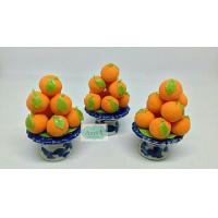 ราคา พานจิ๋วของไหว้บูชาองค์พระ พระพิฆเนศ พานขนมไทยมงคล พานดินปั้น เส้นผ่าศูนย์กลาง 4 5ซม (12247112535)