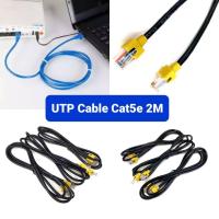 ราคา LAN UTP Cable Cat5e 2M สายแลนสำเร็จรูปพร้อมใช้งาน ยาว 2 เมตร ฺBLACK 1 เส้น (8892103515)