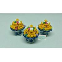 ราคา พานจิ๋วของไหว้บูชาองค์พระ พระพิฆเนศ พานขนมไทยมงคล พานดินปั้น เส้นผ่าศูนย์กลาง 4 5ซม (12247112536)