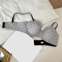 ราคา 2025 Printed Bra Student Chest Push Up Bra Cute Seamless Bra (23779817474)