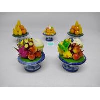 ราคา พานจิ๋วของไหว้บูชาองค์พระ พระพิฆเนศ พานขนมไทยมงคล พานดินปั้น เส้นผ่าศูนย์กลาง 4 5ซม (12435744819)