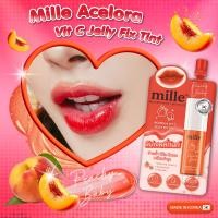 ราคา มิลเล่ ลิปเจลลี่ ทินท์ ปากฉ่ำ Mille Acerola Vit C Jelly Fix Tint แบบซอง 3 กรัม มี3 สีให้เลือก (24325374843)