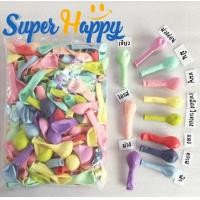 ราคา ลูกโป่งพาสเทล ขนาด 5 นิ้ว ห่อ 50 ลูก สีมาการองพาสเทล ลูกโป่งสีพาสเทล ลูกโป่งยาง Latex balloon (18199644947)