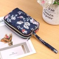 ราคา กระเป๋าถือผ้าลายดอกไม้สไตล์เกาหลี กระเป๋าใส่โทรศัพท์มือถือแบบยาว กระเป๋าใส่เหรียญ กระเป๋าใส่กุญแจ กระเป๋าผู้หญิง กระเป๋าแฟชั่น (23558407471)
