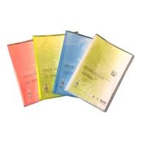 ราคา Flamingo แฟ้มโชว์เอกสาร 9084 A5 40ไส้ มีให้เลือก 4 สี ฟ้า เขียว ใส แดง ราคา 1 เล่ม สอดปกด้านหน้าได้ (1902380681)