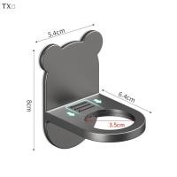 ราคา TX ที่แขวนขวดเจลอาบน้ำอเนกประสงค์ที่วางขวดแชมพูแบบปรับได้ที่แขวนขวดสบู่แบบแขวนติดผนังฟรีที่เจาะ (24615801000)