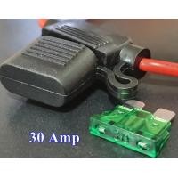 ราคา กระบอกเสียบฟิวส์รถยนต์ มีฝาปิดกันน้ำ พร้อมฟิวส์ 15A 20A 30A 40A Fuse Holde ใส่ฟิวส์ใบมีดรุ่น Standard (16919664875)