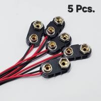 ราคา ขั้วต่อถ่าน 9V ขั้วถ่าน 9V แบบมีสาย Battery holder 9V พลาสติกแข็งอย่างดี สายไฟยาว 15cm สินค้าพร้อมส่ง (21479511615)