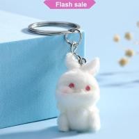 ราคา SHENHAO2 ตัวการ์ตูนน่ารักสามมิติ flocking พวงกุญแจกระต่ายตลกกระเป๋าสัตว์น่ารักจี้พวงกุญแจรถน่ารักของขวัญ (24252920433)