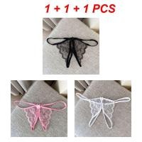 ราคา สีขาวกางเกงในจีสตริงลูกไม้โปร่งสำหรับผู้หญิงซื้อ2เอา1 ชุดชั้นในใส่สบายจีสตริงสำหรับผู้หญิง (24648018796)