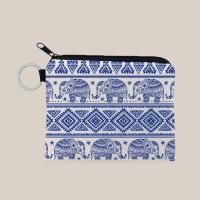 ราคา QIUQIAN กระเป๋าลายช้าง กระเป๋าลายไทย กระเป๋าใส่เหรียญ กระเป๋าสตางค์ ของฝากต่างชาติ กระเป๋าช้าง กระเป๋าสไตล์ไทย (24663141896)