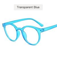 ราคา Children Round Anti blue Light Eyeglasses Ultra Light Frame Computer Glasses Protection Safety Portable Eyewear Goggles Spectacle (22537447878)