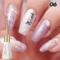 ราคา สีทาเล็บเจล ด้าย เล็บหอยมุก ยาทาเล็บ น้ําตานางเงือกไข่มุก เปลือกด้ายเล็บเจลเล็บเล็บศิลปะกาวส่องไฟ (24730994033)