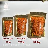 ราคา คางกุ้งทอด 50กรัม คางกุ้งกรอบ ปรุงรสชาติหลากหลายรส คางกุ้ง อาหารทะเลแปรรูป (22668328702)