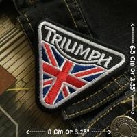ราคา Triumph มอเตอร์ไซค์ รถแข่ง ตัวรีดติดเสื้อ อาร์มปัก ตกแต่งเสื้อผ้า หมวก กระเป๋า ยีนส์ (23684147965)