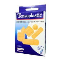 ราคา TENSOPLASTIC 20 EMB ASSORTED SIZES คละไซส์ เทนโซพลาสติคสีเนื้อ 5ขนาดx4 20 แผ่น (21490975255)