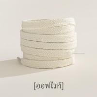 ราคา เชือกผูกรองเท้าผ้าใบ Converse ทรงหุ้มข้อสูงและต่ำ สีดำขาว ทรงแบน สำหรับรองเท้าผ้าใบแบบ Canvas Chuck Taylor All Star (22333428206)