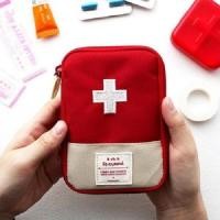 ราคา HomeHive Organizer Storage Neat Convenient Mini First Aid Kit Organizer First Aid Kit Pill Practical Emergency Bag Outdoor Handy (24586977299)