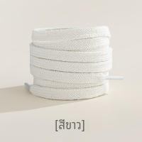 ราคา เชือกผูกรองเท้าผ้าใบ Converse ทรงหุ้มข้อสูงและต่ำ สีดำขาว ทรงแบน สำหรับรองเท้าผ้าใบแบบ Canvas Chuck Taylor All Star (22333428209)