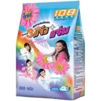 ราคา โชคดี Shop สินค้าขายดีพร้อมส่ง ผงซักฟอก3พลังแจ๋ว 300 กรัม (22276956424)