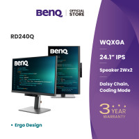 ราคา BenQ RD240Q IPS 24 1นิ้ว 2K WQXGA BenQ Programming Monitor Ultimate Coding Experience (22793970179)