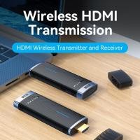 ราคา Vention HDMI Wireless Transmitter and Receiver 5GHz Band WiFi 1080p 60Hz Output for Monitor Projector Plug and Play Wireless HDMI Transmission (24319525109)