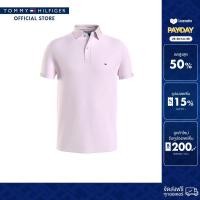 ราคา Tommy Hilfiger เสื้อโปโล ผู้ชาย รุ่น MW0MW32347 TOG สีชมพู ทรง Slim Fit (22475732932)