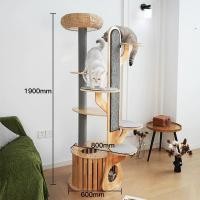 ราคา L Qคอนโดแมว ต้นไม้แมว สูง1 9m ฐานเล็กประหยัดพื้นที่ โครงไม้แข็งแรง รับน้ำหนัก20kg แผ่นกันน้ำ สำหรับแมวทุกขนาด ของเล่นแมว (24974865035)